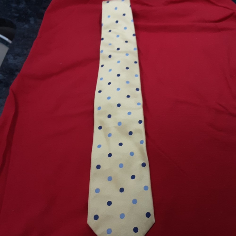 Brioni gold silk pattern tie NWT - Picture 4 of 9